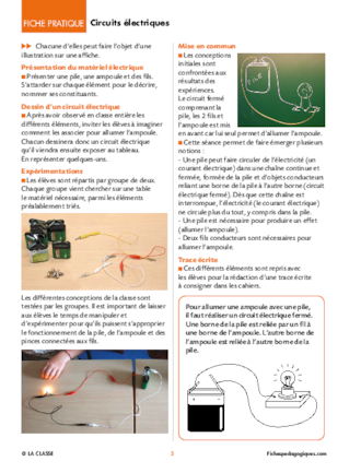 Réaliser des objets et circuits électriques