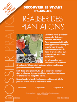 Réaliser des plantations