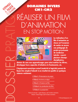 Réaliser un film d'animation en stop motion