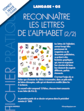 Reconnaitre les lettres de l'alphabet 2/2