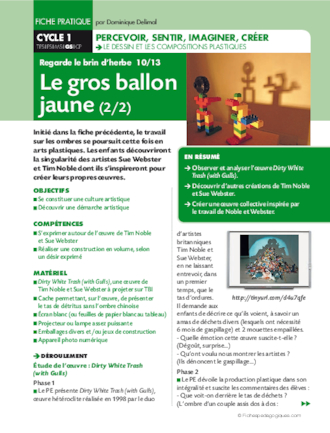 Regarde le brin d'herbe 10/13. Le gros ballon jaune (2)