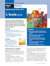 Regarde le brin d'herbe 8/12. L'école (2)