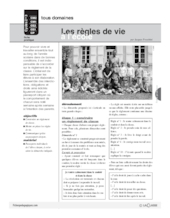 Règles de vie à l'école