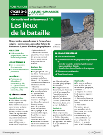 Roland de Roncevaux (1) / Les lieux de la bataille