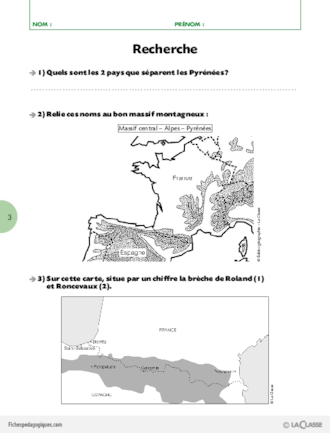 Roland de Roncevaux (1) / Les lieux de la bataille