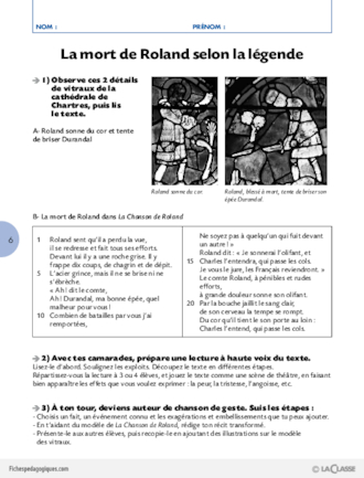 Roland de Roncevaux (4) / La mort de Roland selon  la légende