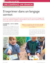 S'exprimer dans un langage correct