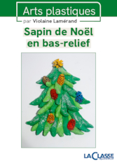 Sapin de Noël en bas-relief