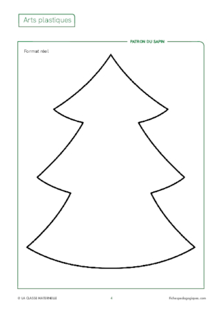 Sapin de Noël en bas-relief