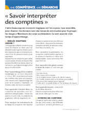 Savoir interpréter des comptines