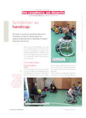 Sensibiliser au handicap