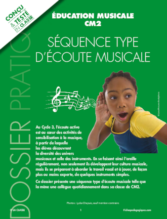 Séquence type d'éducation musicale