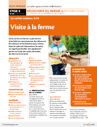 Sorties scolaires (3) / Visite à la ferme