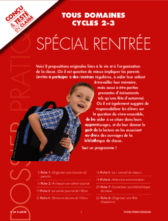 Spécial rentrée 2015