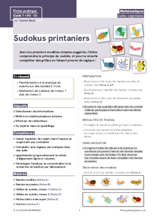 Sudokus printaniers