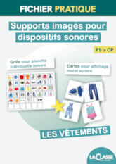 Supports imagés pour dispositifs sonores - Les vêtements