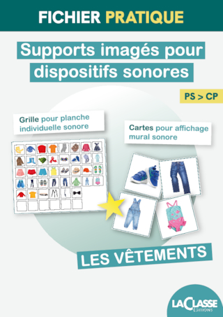 Supports imagés pour dispositifs sonores - Les vêtements