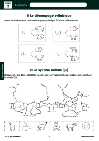 Syllasons GS Animaux de la forêt