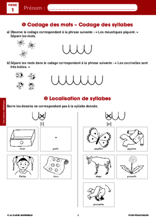 Syllasons GS Animaux du jardin