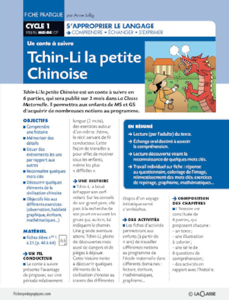 Tchin-Li la petite Chinoise (1)