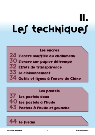 Differentes Techniques De Creation En Art Plastique Fichespedagogiques Com