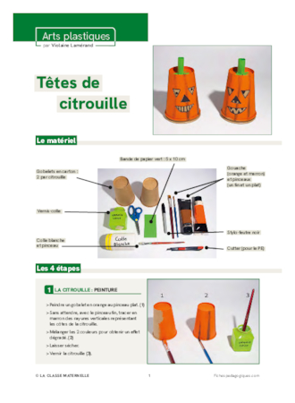 Têtes de citrouille