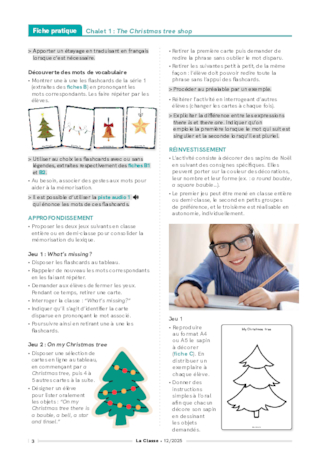 The Christmas market - 3 espaces de jeu en anglais