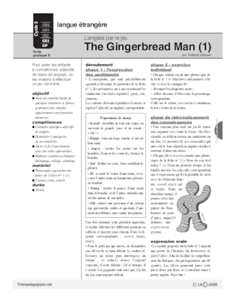 The Gingerbread Man (1) / L'anglais par le jeu