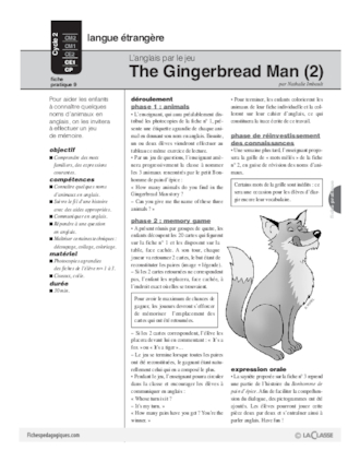 The Gingerbread Man (2) / L'anglais par le jeu