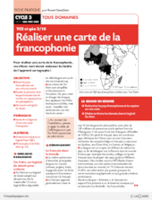 TICE et géo (2) / Réaliser une carte de la francophonie