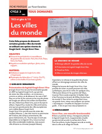 TICE et géo (6) / Les villes du monde