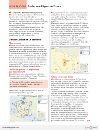 TICE et géo (9) / Etudier une région de France