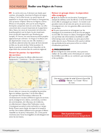 TICE et géo (9) / Etudier une région de France