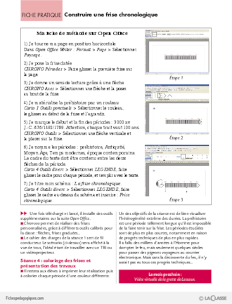 TICE et histoire (1) / Construire une frise chronologique