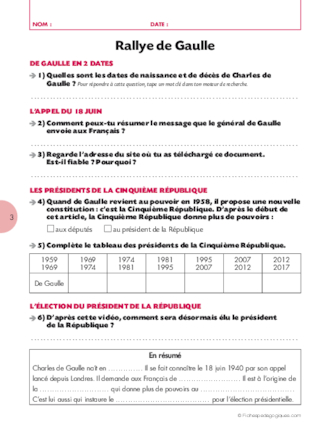 TICE et histoire (10). Trois rallyes web