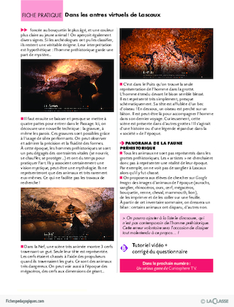 TICE et histoire (2) / Dans les antres virtuels de Lascaux