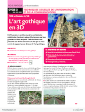 TICE et histoire (4) / L'art gothique en 3 D