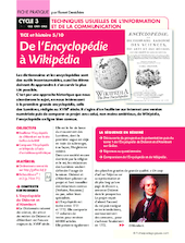 TICE et histoire (5) De l'Encyclopédie à Wikipedia