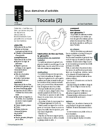 Toccata (2) / Fabricaton d'une girouette
