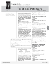 Toi et moi, Petit Ours (14) / Album