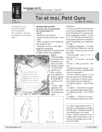 Toi et moi, Petit Ours (5) / Album