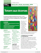 Totem aux écorces