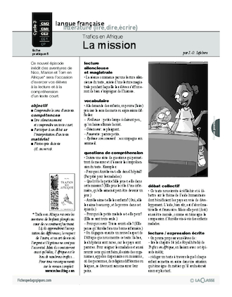 Trafics en Afrique (6) / La mission