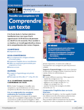 Travailler une compétence  (1) / Comprendre un texte