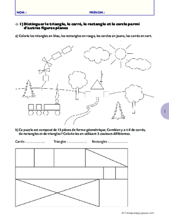 Travailler une compétence  (2) / Les figures planes