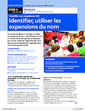 Travailler une compétence  (3) / Identifier, utiliser les expansions du nom