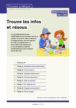 Trouve les infos et résous