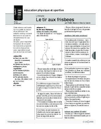 Ultimate (2) / Le tir aux frisbees