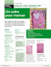 Un cadre pour maman