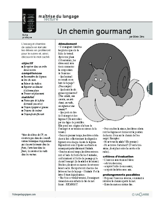 Un chemin gourmand (Cycle 2)